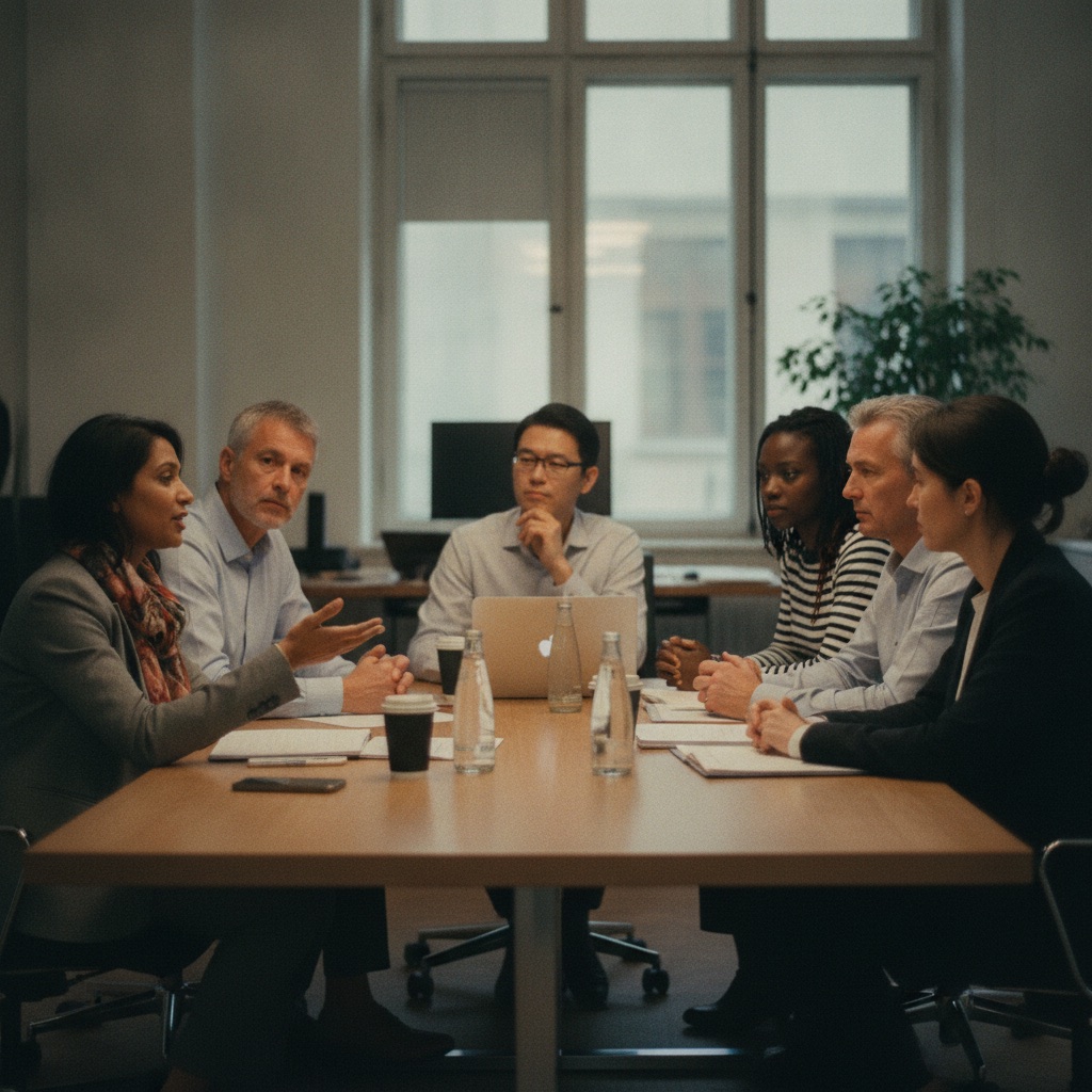 A cross-cultural consultant advising a European team
